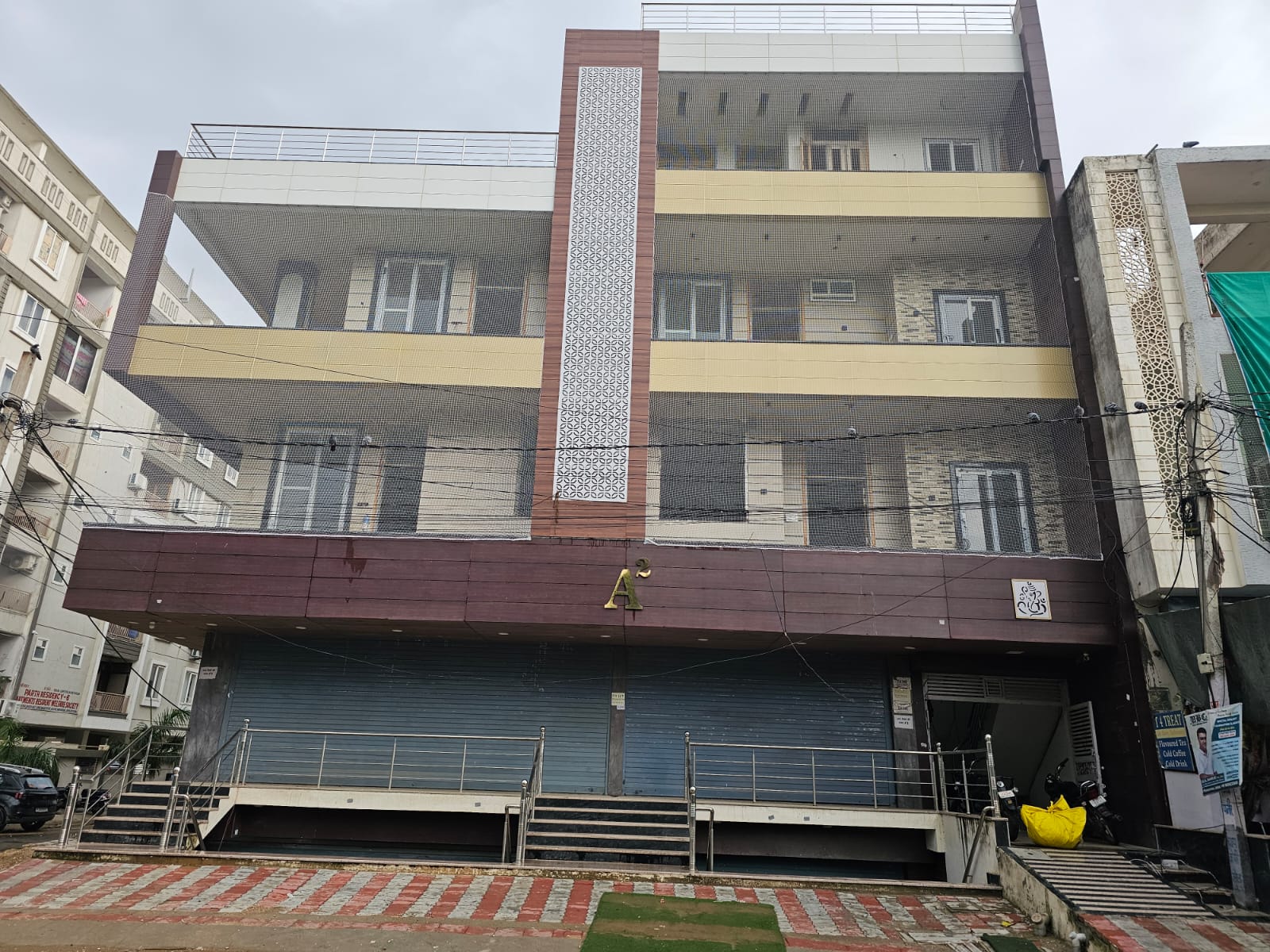 Balcony net installation 1